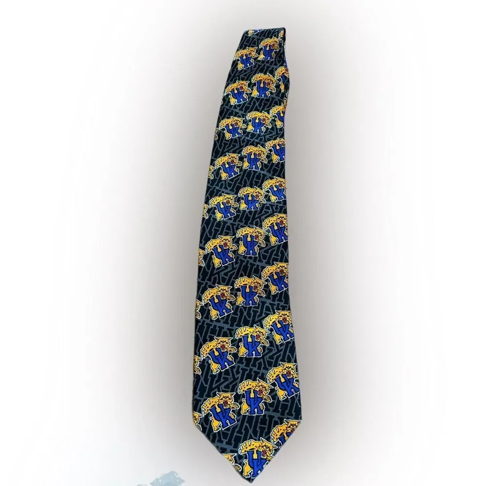 Vintage Kentucky Wildcats UK RM Sport 1997 Neck Tie